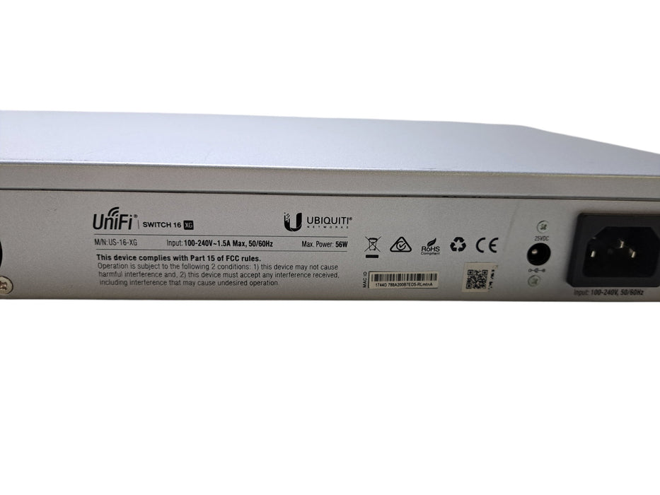 Ubiquiti UniFi US-16-XG - 16-Port 10G Managed Aggregation Switch