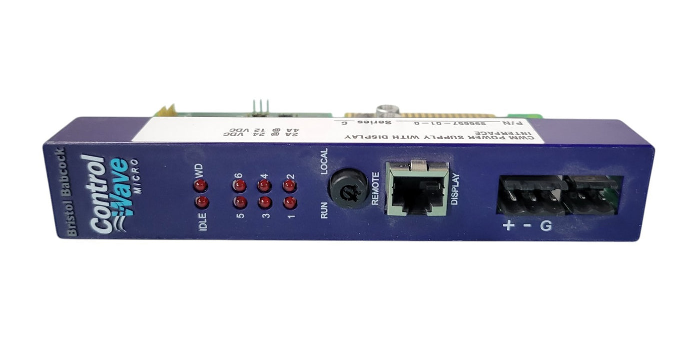 Bristol Babcock ControlWave Micro 396657-01-0 Series C Power Supply Module