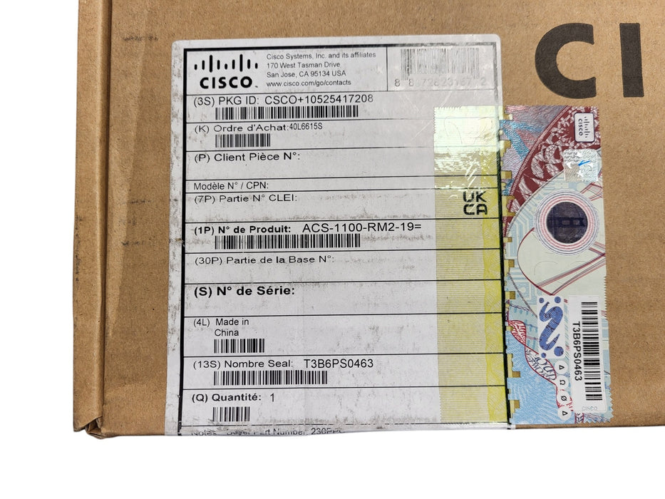 Cisco ACS-1100-RM2-19= - 19-inch Rack Mount Kit for ISR 1100 Series