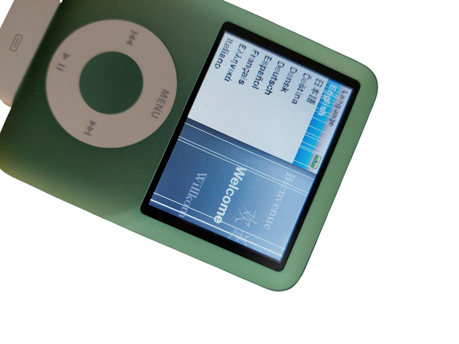 Apple Ipod Nano 3rd Gen Green  Model: A1236 ( lines on screen ) Works