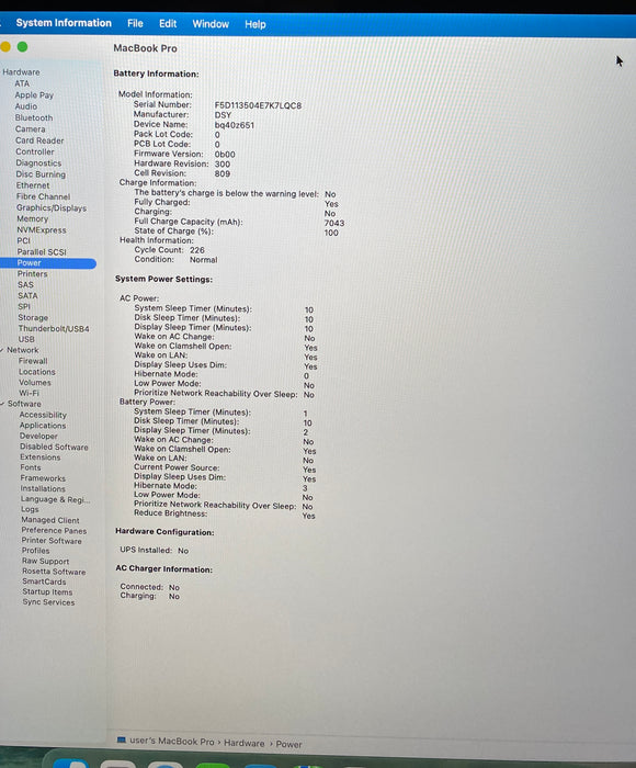 Apple MacBook Pro 16" 2019 i7-9750H Radeon Pro 5300 4GB GPU 32GB RAM 512SSD READ