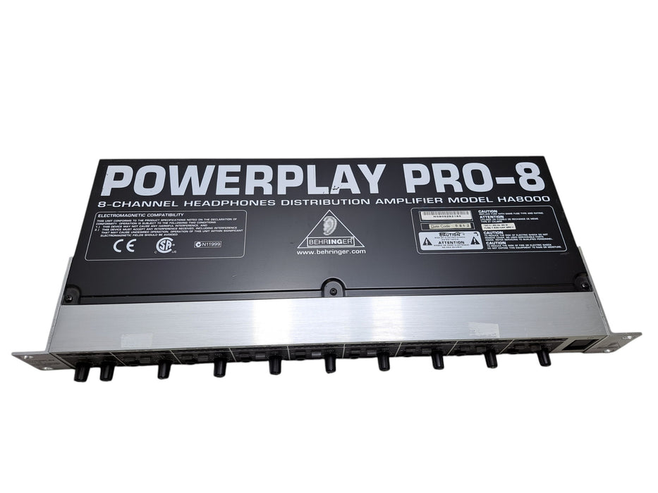 Behringer Powerplay Pro-8 HA8000 8-Channel Headphones Distribution Amplifier