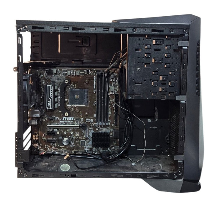 MSI Desktop Case w/ B450M PRO-VDH MAX Motherboard Socket AM4 Barebones. (READ)