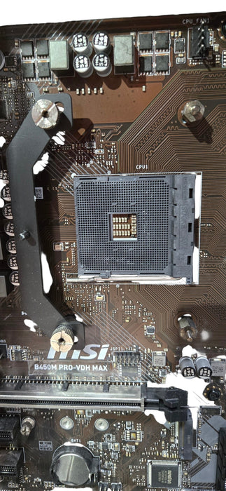 MSI Desktop Case w/ B450M PRO-VDH MAX Motherboard Socket AM4 Barebones. (READ)