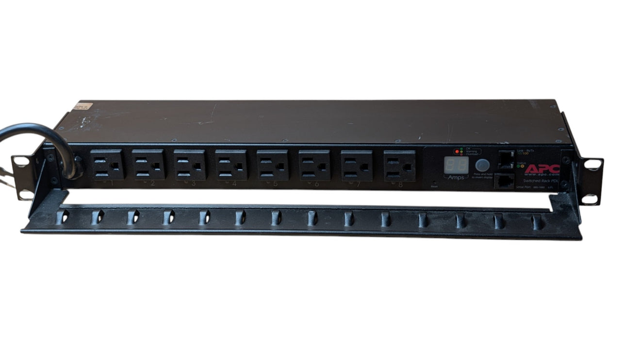 APC AP7900 - 8-Port Switched Rack PDU 120V 12A 1U PLEASE READ (READ)