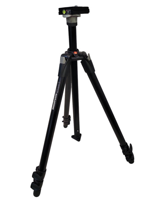 Manfrotto 055 Aluminum 3-Section Tripod + 394 RC4 Rapid Connect Adapter %