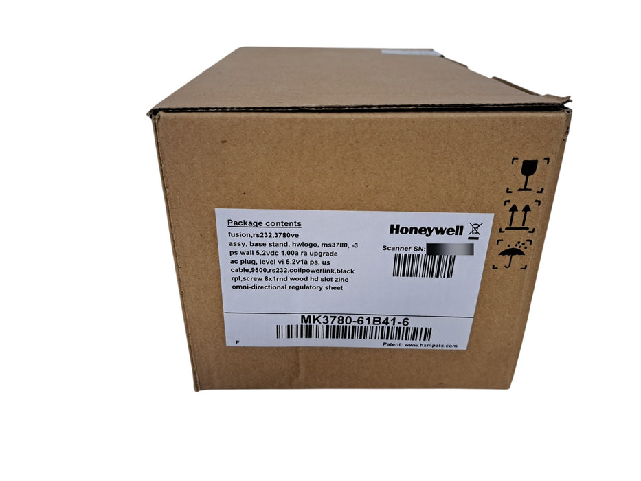 Honeywell Fusion MS3780 Barcode Scanner - MK3780-61B41-6