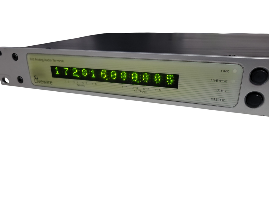 Telos Axia Livewire 8X8 Analog Audio Terminal