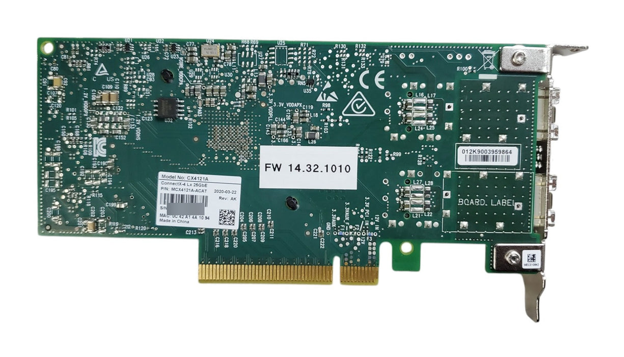 Mellanox ConnectX-4 Lx MCX4121A-ACAT 25GbE SFP28 PCIe Network Adapter
