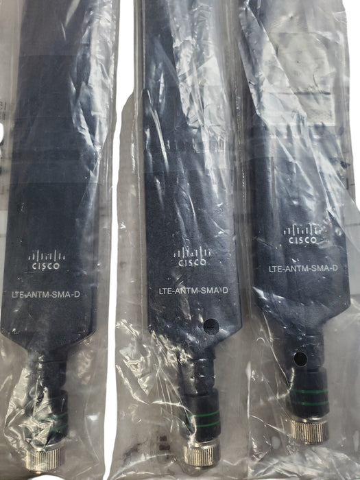 NEW - Lot 3x Cisco LTE-ANTM-SMA-D Articulating Dipole LTE Antennas
