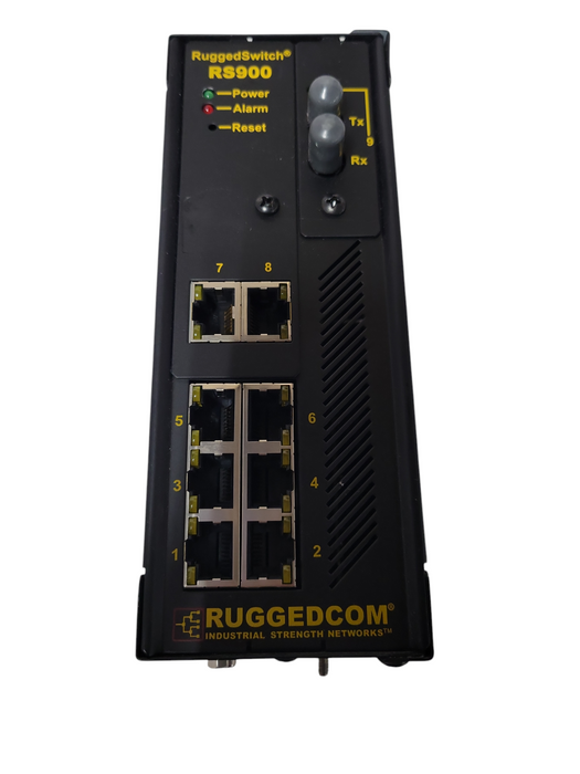 RuggedCom RuggedSwitch RS900 - RS900-24-D-TX-TX-MT Managed Ethernet Switch