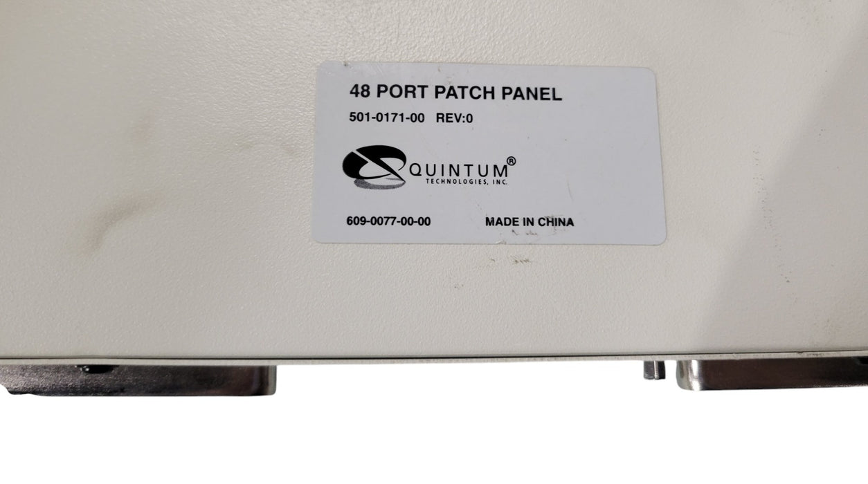 Quintum Technologies 501-0171-00 48 Port Patch Panel