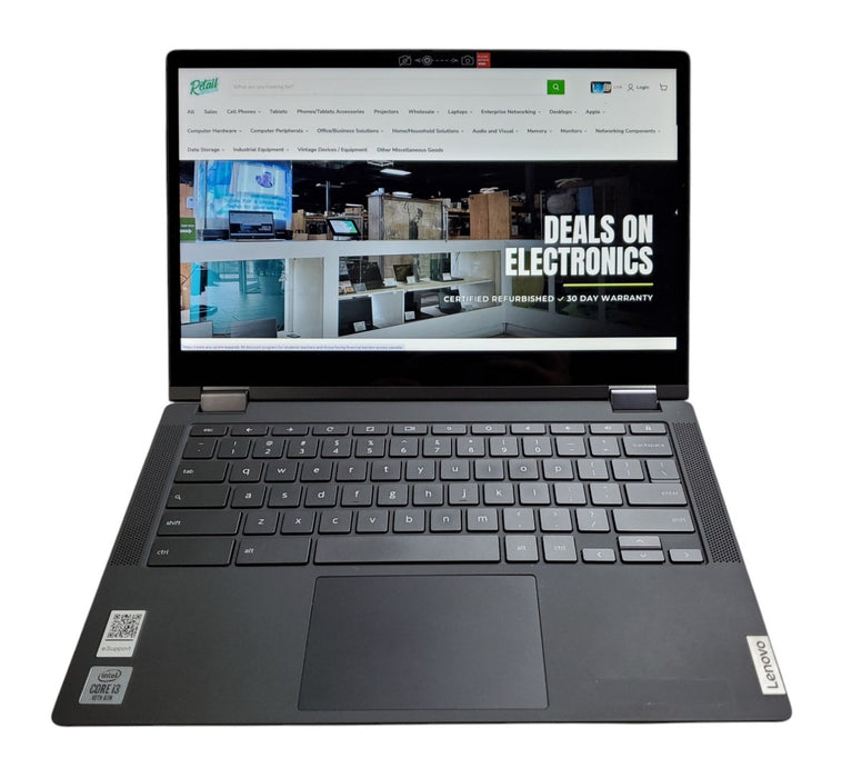 Lenovo IdeaPad Flex 5 Chromebook 13IML05 - i3-10110U, 4GB RAM, 256GB SSD + AC