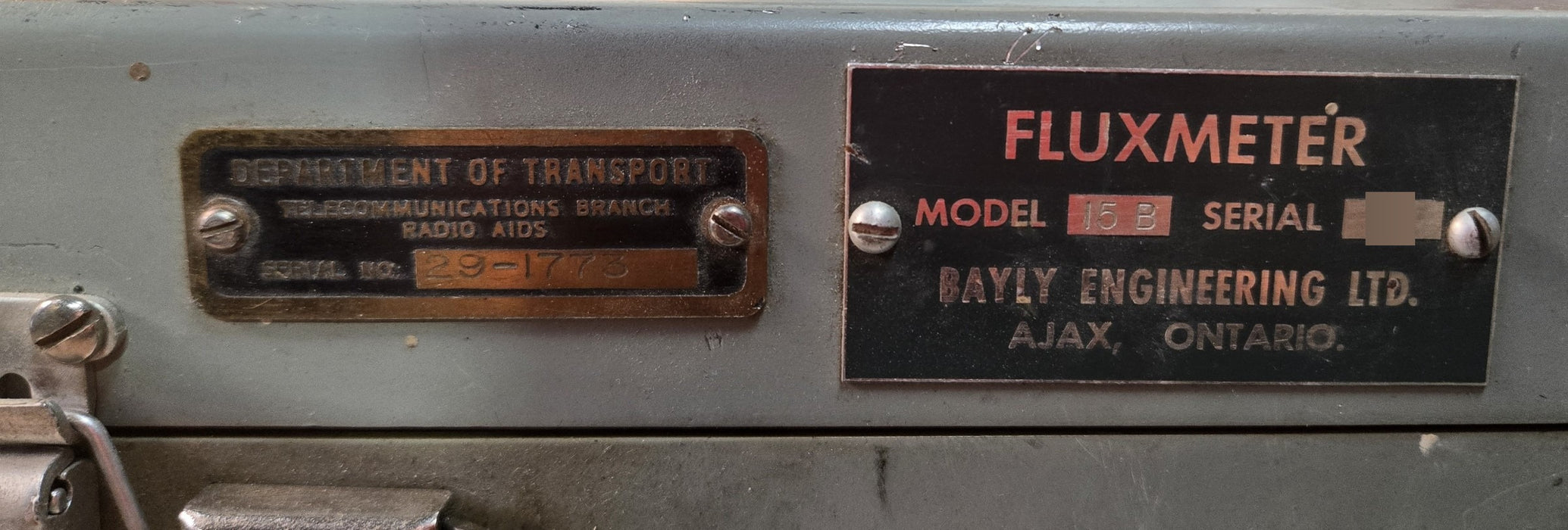 Bayly Engineering Model 15 B Fluxmeter Simpson Gauss Meter (READ)