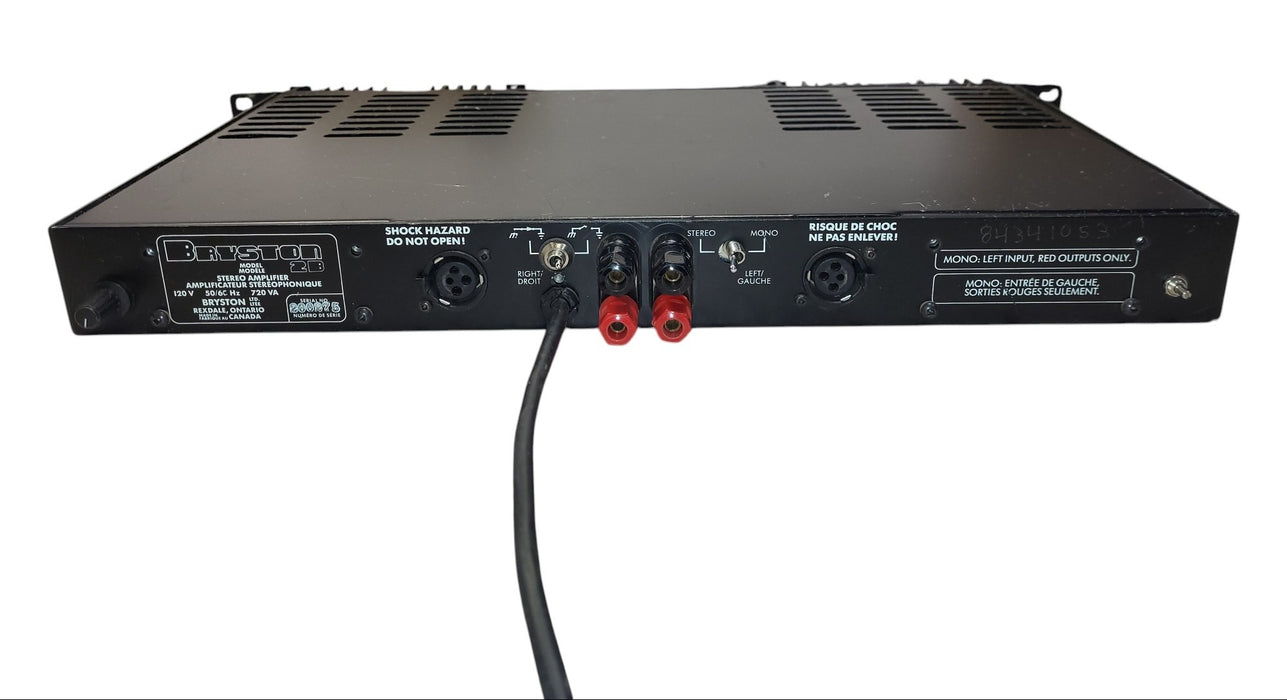 Bryston 2B - Stereo Power Amplifier Rackmount