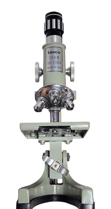 Tasco 1200XZ Zoom Explorer - 50-1200X Microscope Kit with Wooden Case (READ)