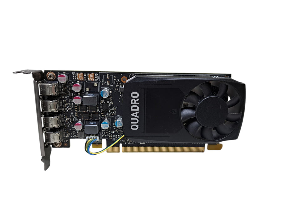 PNY NVIDIA Quadro P600 2GB GDDR5 4x Mini-DisplayPort Low Profile Graphics Card