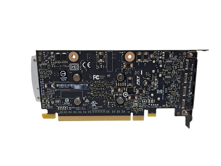PNY NVIDIA Quadro P600 2GB GDDR5 4x Mini-DisplayPort Low Profile Graphics Card