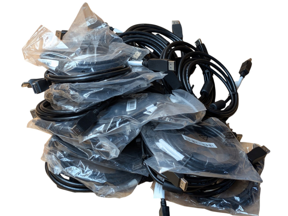 NEW DisplayPort to DisplayPort Cable Lot of 19x