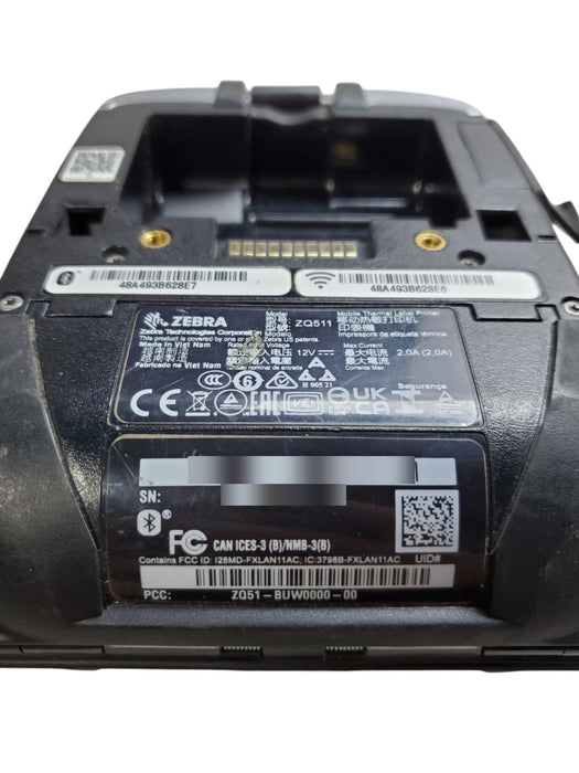 Zebra ZQ511 Mobile Thermal Label Printer ZQ51-BUW0000-00 - No Battery