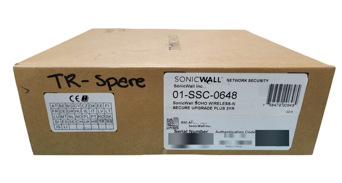 SonicWall SOHO Wireless-N - Secure Upgrade Plus 3YR 01-SSC-0648