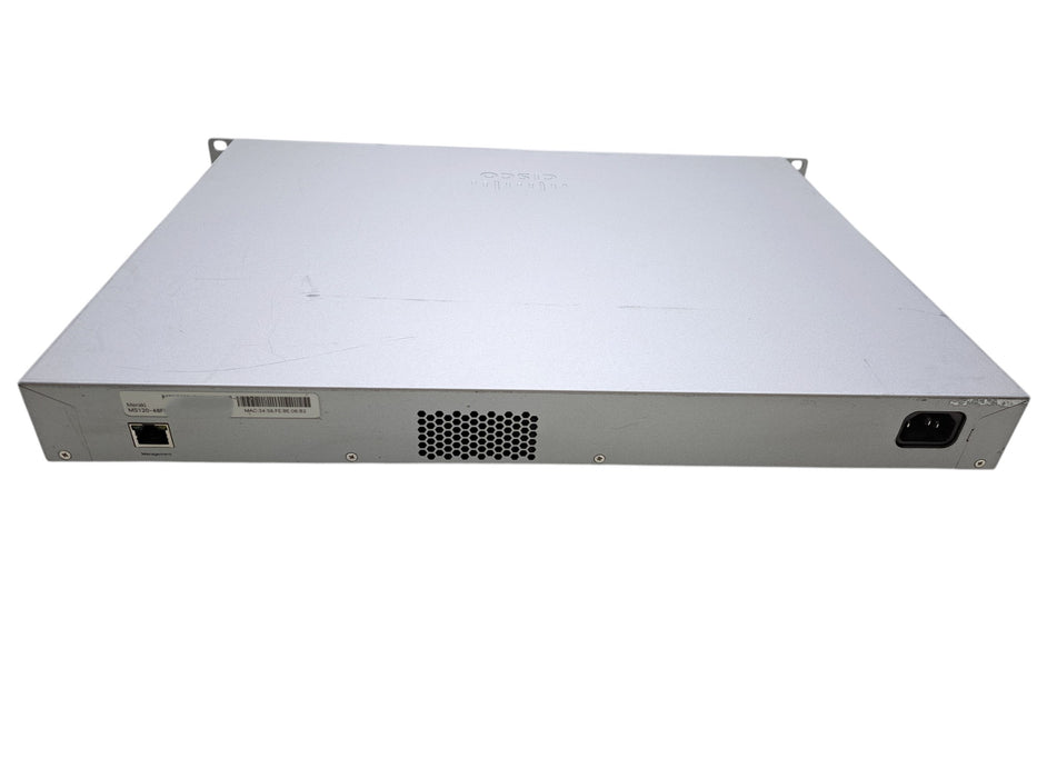 Cisco Meraki MS120-48FP-HW 48-Port Gigabit PoE+ 740W Managed Switch UNCLAIMED