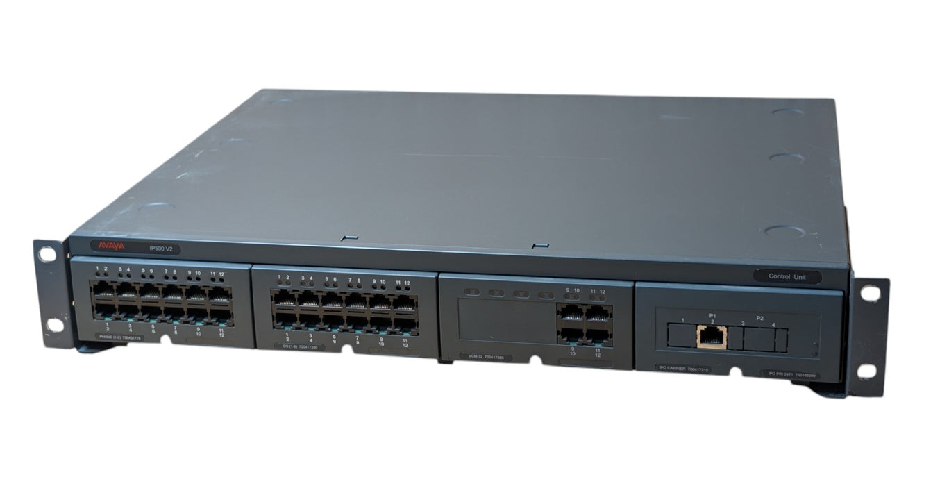 Avaya IP Office IP500 V2 Control Unit - 700476005 Phone DS VCM PRI