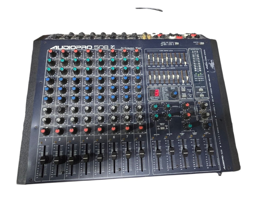Yorkville AudioPro 508 - 8-Channel Powered Mixer 2x 250W DSP Effects (READ)