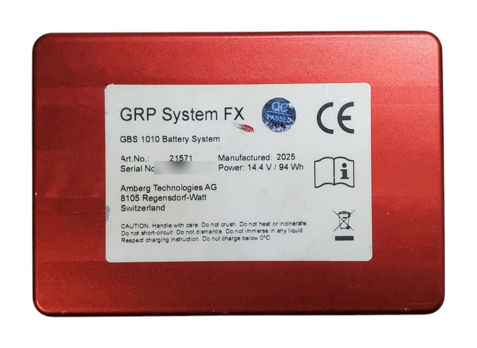 Amberg Technologies GRP System FX GBS 1010 Battery System