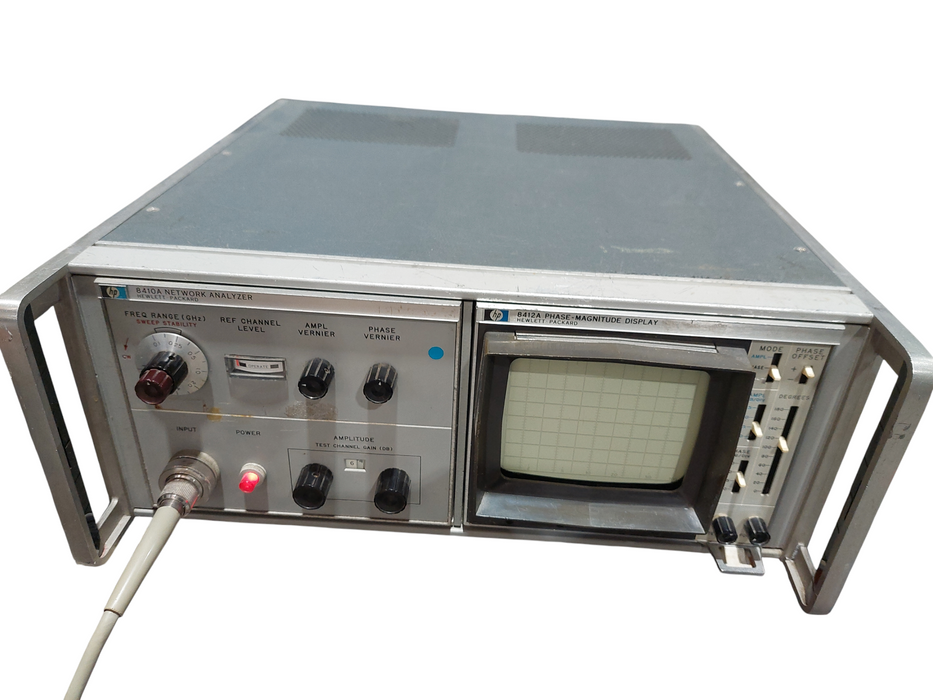Vintage Hewlett Packard Bundle 8410A Network Analyzer & 8412A, 8742A,8411A,8750A