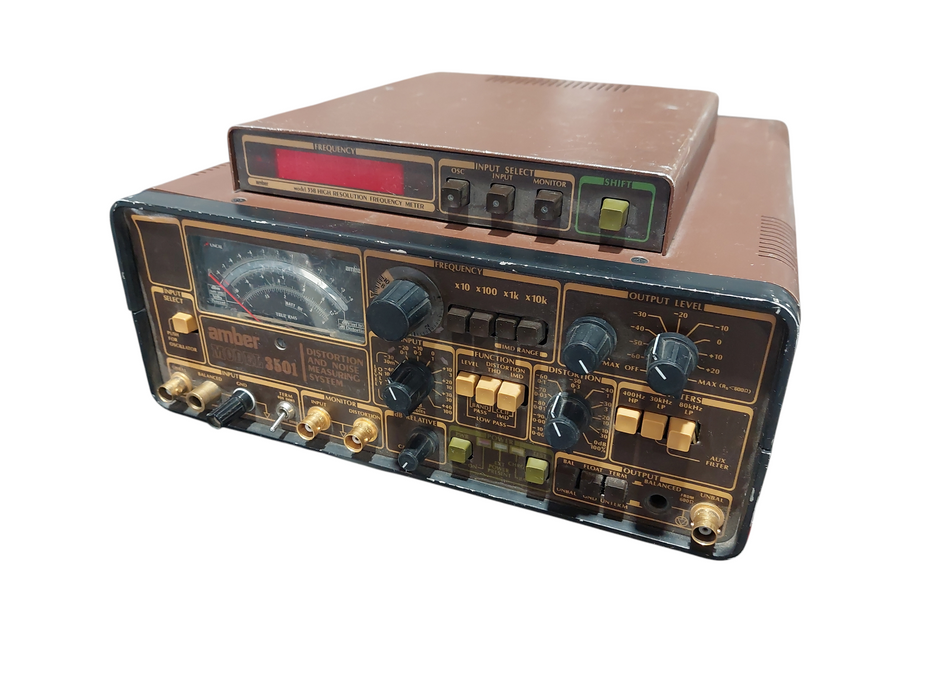 AMBER Distortion & Noise Measuring System Model: 3501 & Model: 358 Attached