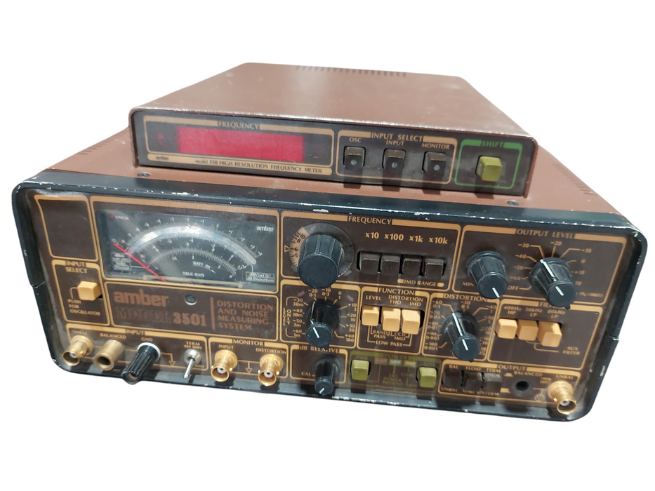 AMBER Distortion & Noise Measuring System Model: 3501 & Model: 358 Attached