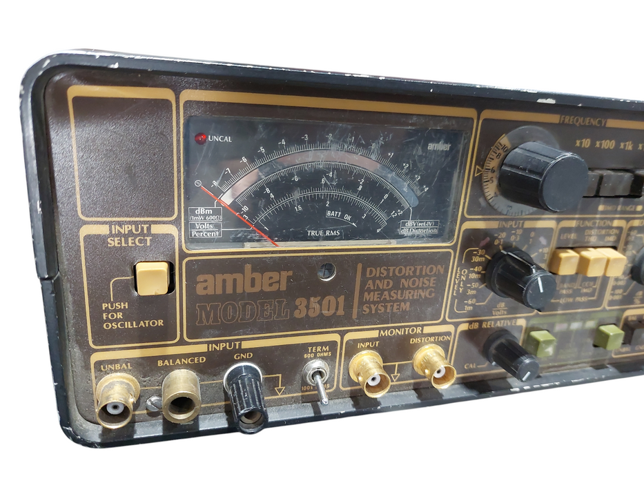 AMBER Distortion & Noise Measuring System Model: 3501 & Model: 358 Attached