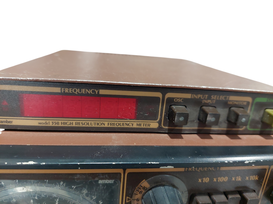 AMBER Distortion & Noise Measuring System Model: 3501 & Model: 358 Attached