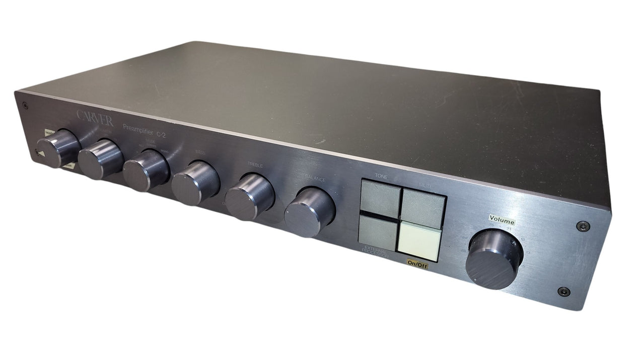 Carver C-2 Preamplifier C-2 Vintage Stereo Preamp Classic Audio Component