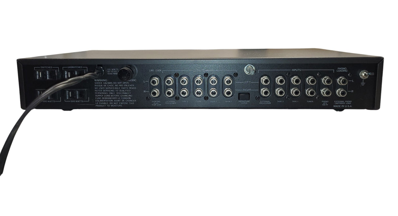 Carver C-2 Preamplifier C-2 Vintage Stereo Preamp Classic Audio Component