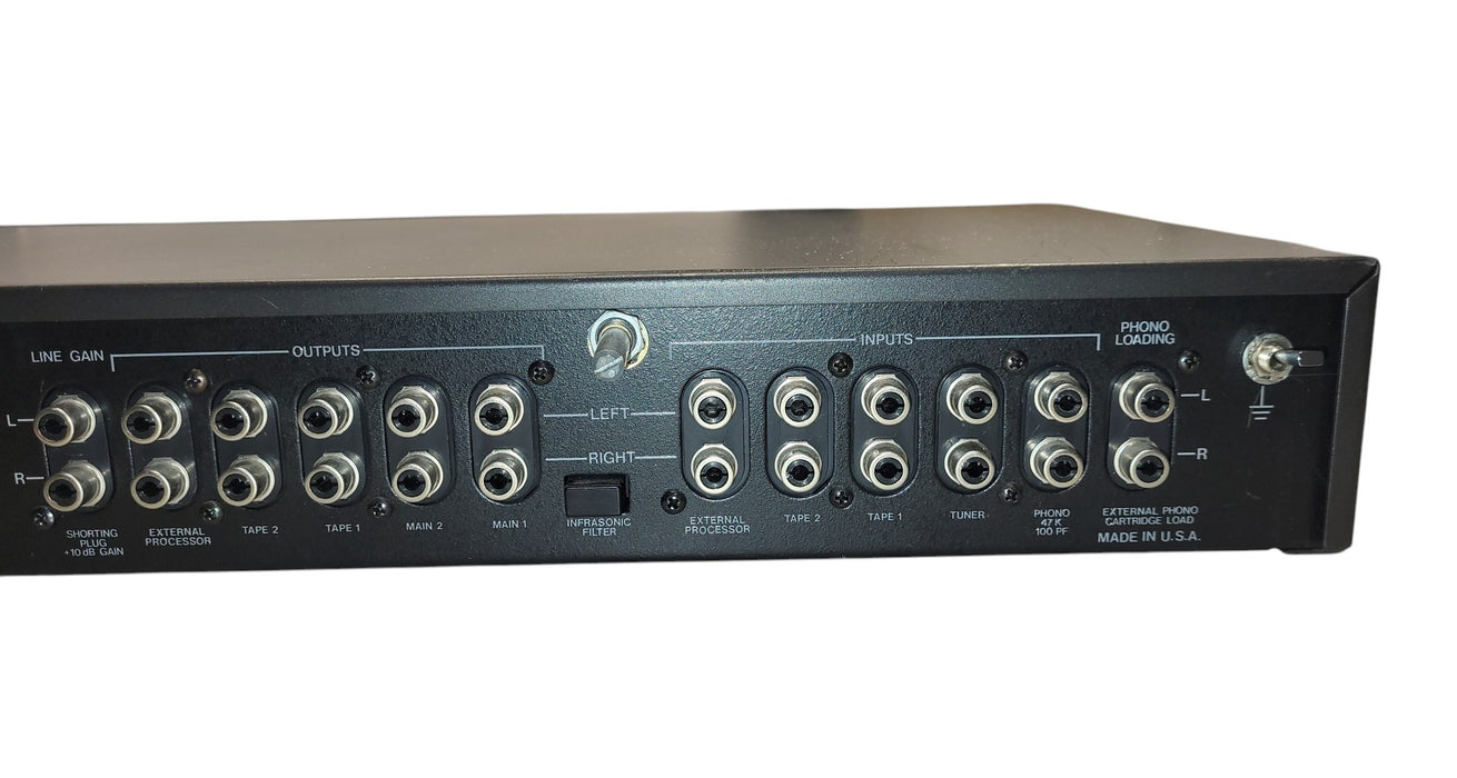 Carver C-2 Preamplifier C-2 Vintage Stereo Preamp Classic Audio Component