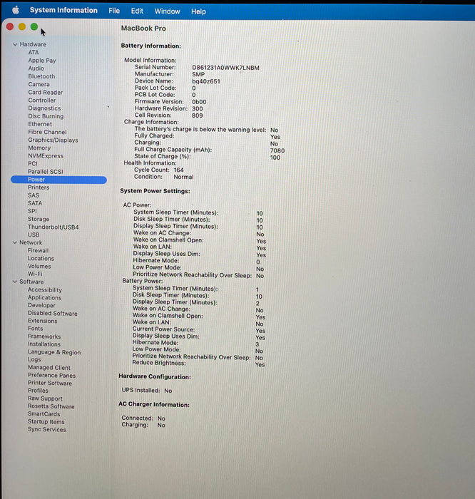 Apple MacBook Pro 16" 2019 i7-9750H Radeon Pro 5300M GPU 32GB RAM 512GB SSD READ
