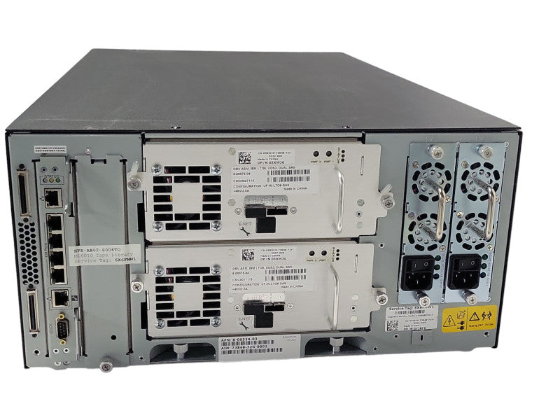 Dell PowerVault ML6000 Tape Library with 2x LTO6 05XWJG drives, READ _