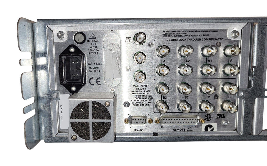 Tektronix 1750A - NTSC Waveform / Vector Monitor in Dual Rackmount Frame