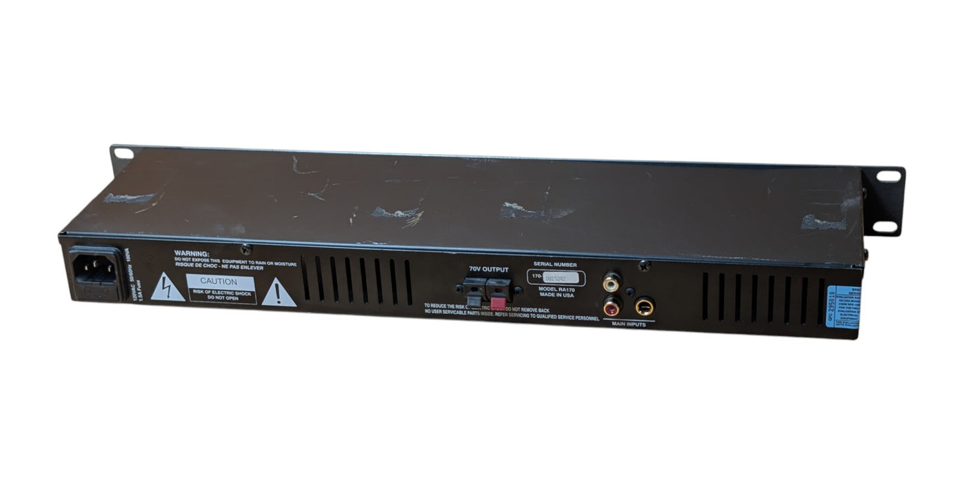 Rolls RA170 - 70 Volt Power Amplifier Rackmount