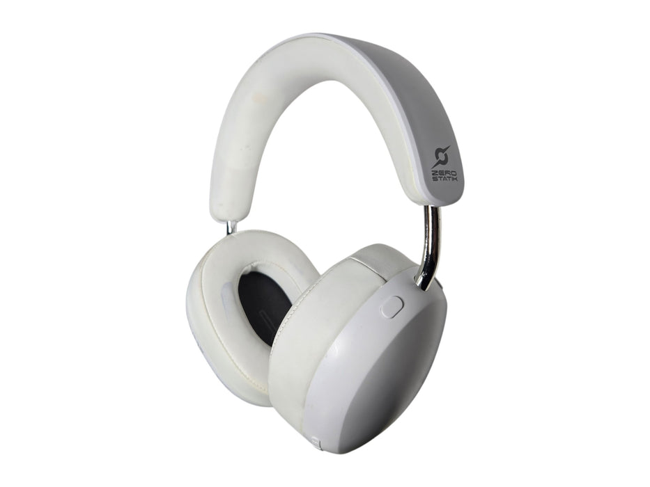 Zero Statik Enigma White Wireless Over-Ear Headphones
