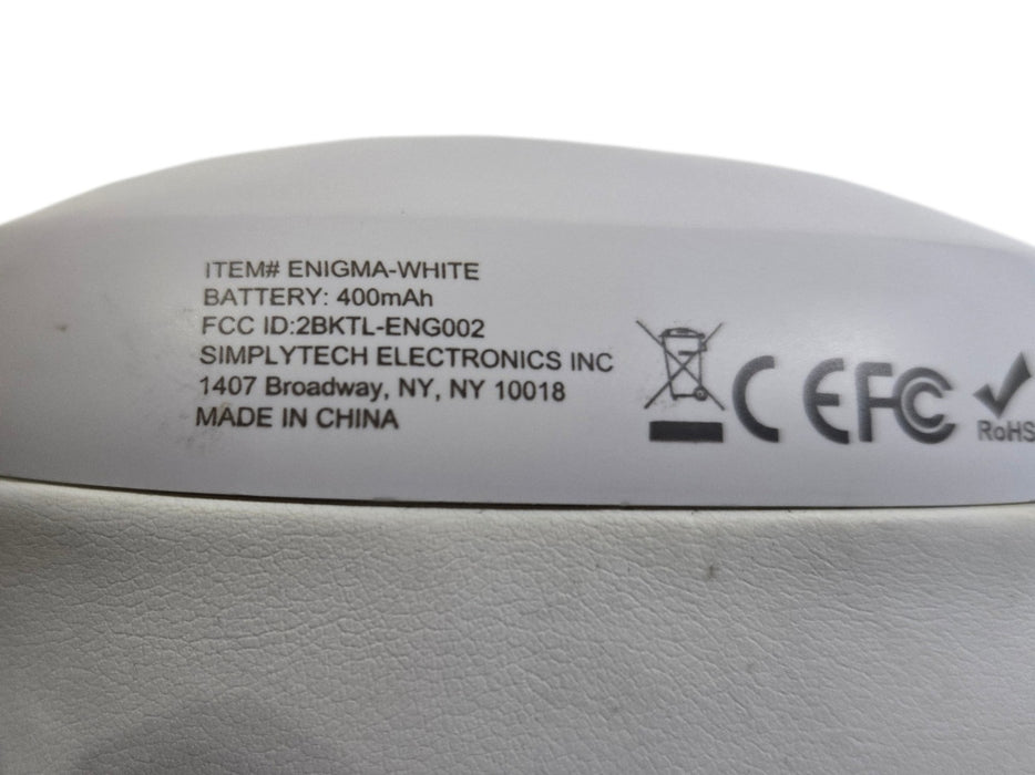 Zero Statik Enigma White Wireless Over-Ear Headphones