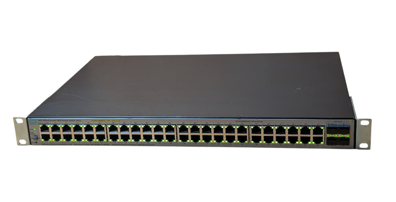 HPE OfficeConnect 1820 J9984A - 48-Port PoE+ Gigabit Switch 4x SFP