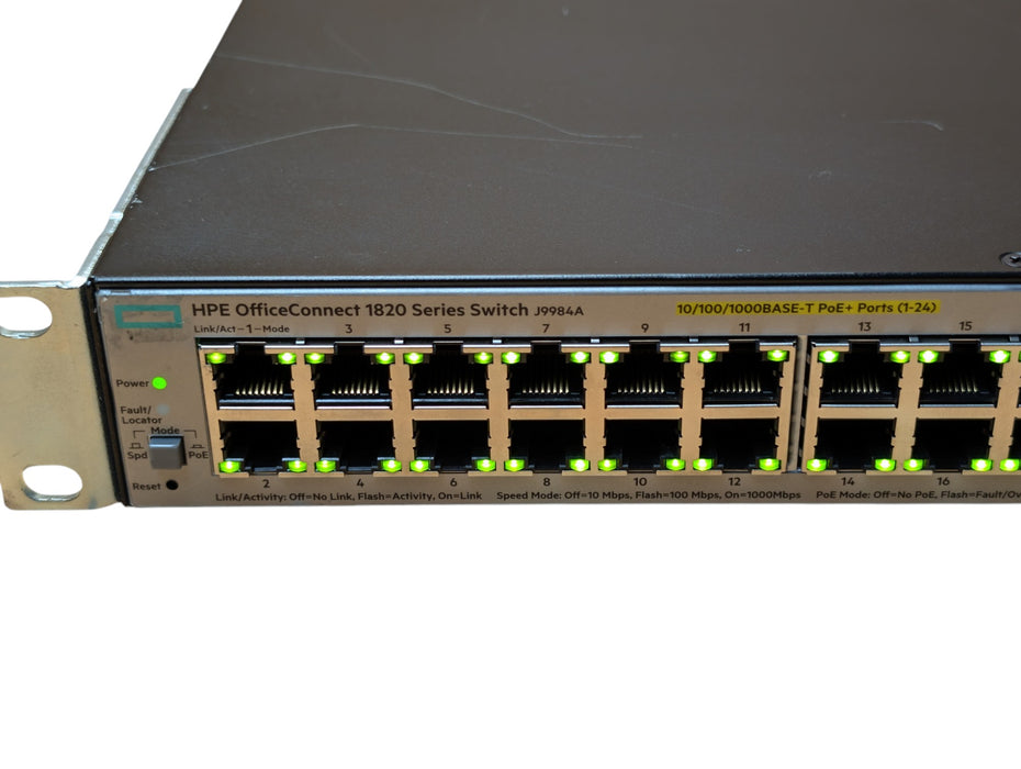 HPE OfficeConnect 1820 J9984A - 48-Port PoE+ Gigabit Switch 4x SFP