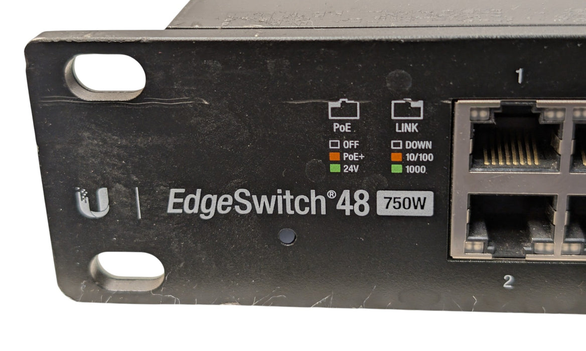 Ubiquiti EdgeSwitch 48 750W ES-48-750W 48-Port PoE Gigabit Switch READEAD (READ)