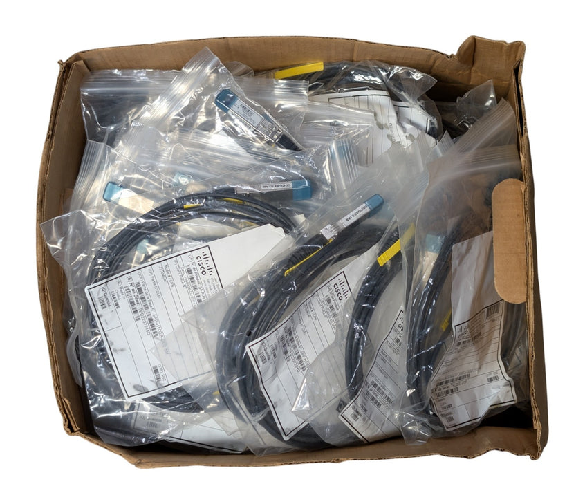 Lot 55x Cisco SFP-H10GB-CU2-5M - 10GBASE-CU SFP+ Direct Attach Copper 2.5m