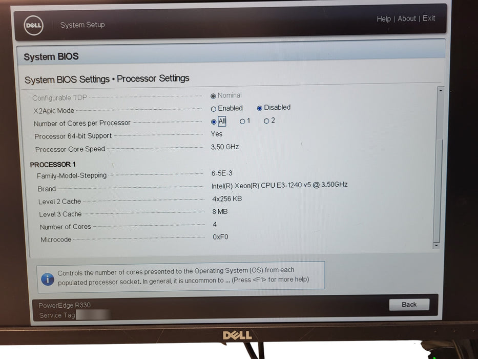 Dell PowerEdge R330 8x SFF - Xeon E3-1240 v5 16GB DDR4 PERC H730 2x PSU