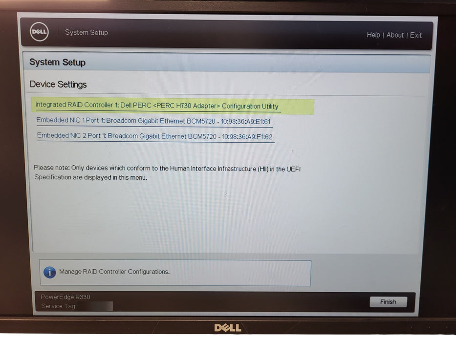 Dell PowerEdge R330 8x SFF - Xeon E3-1240 v5 16GB DDR4 PERC H730 2x PSU