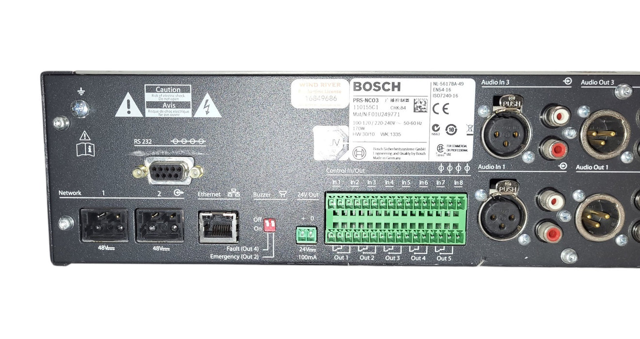 Bosch PRS-NCO-B Praesideo Network Controller READ